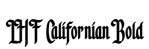 LHF Californian Bold Font Image