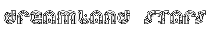 Dreamland Stars Font Image