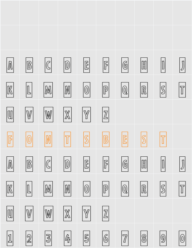 a_FrudgerCmOtl Character Map