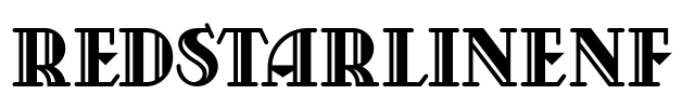 RedStarLineNF Font Image