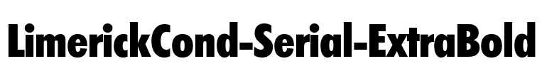 LimerickCond-Serial-ExtraBold