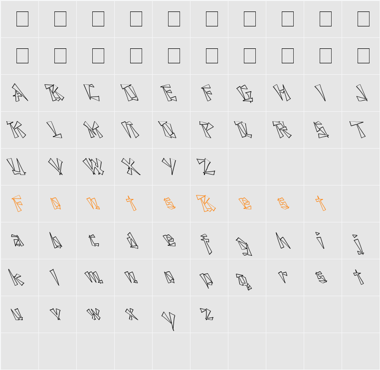 Nixon Hollow Lefty Character Map