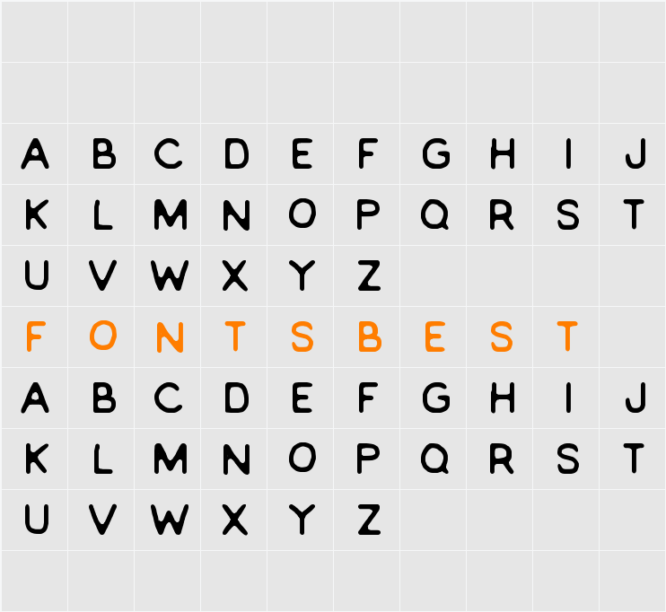 EVERLONG Character Map