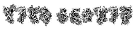 VTKS BEAUTY Font Image