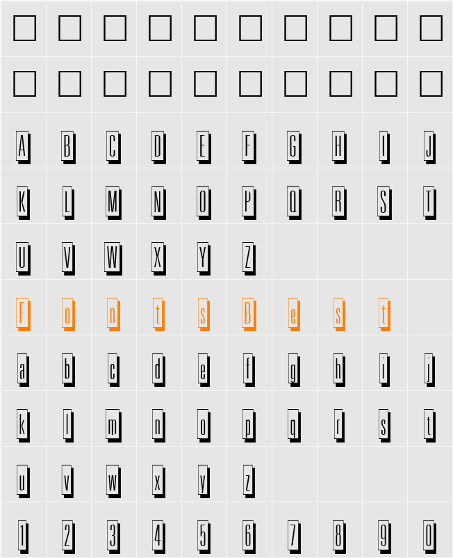Image Club Character Map