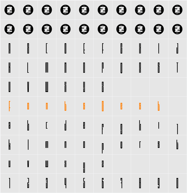 Zaun Character Map