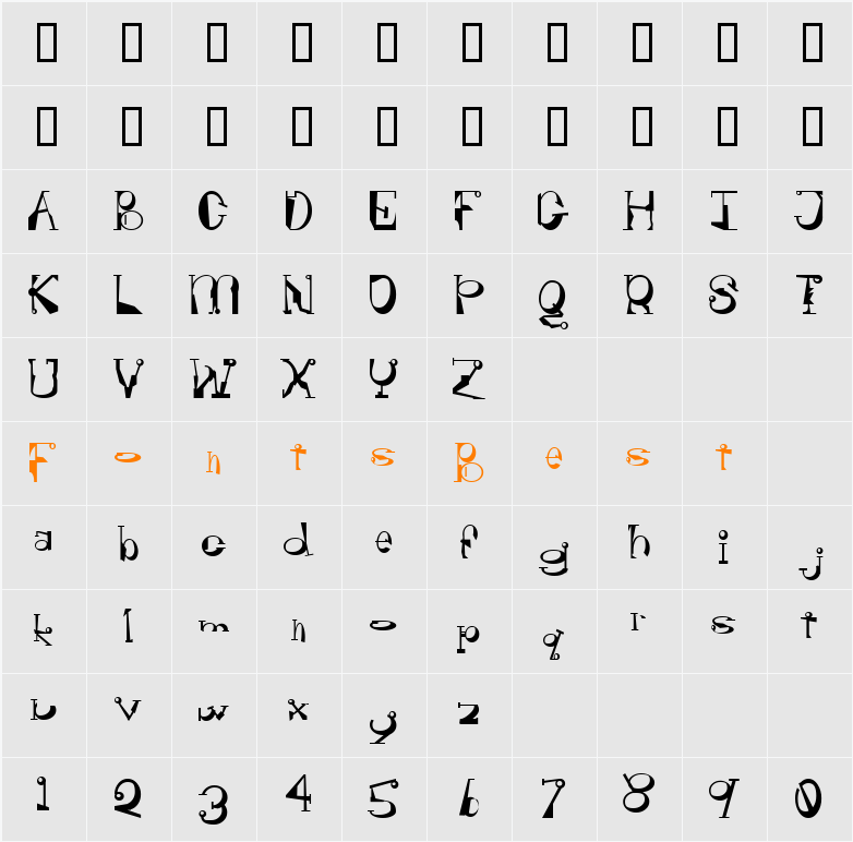 LeslieSmith Character Map