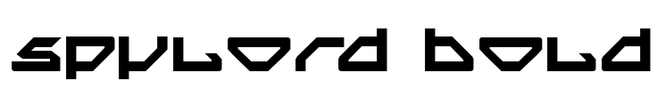 Spylord Bold Font Image