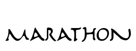 Marathon Font Image