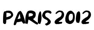 Paris 2012 Font Image