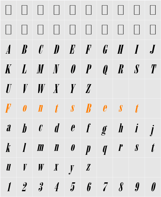 June 15 Character Map