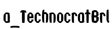 a_TechnocratBrl Font Image
