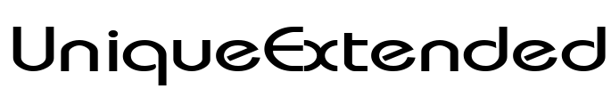 UniqueExtended Font Image