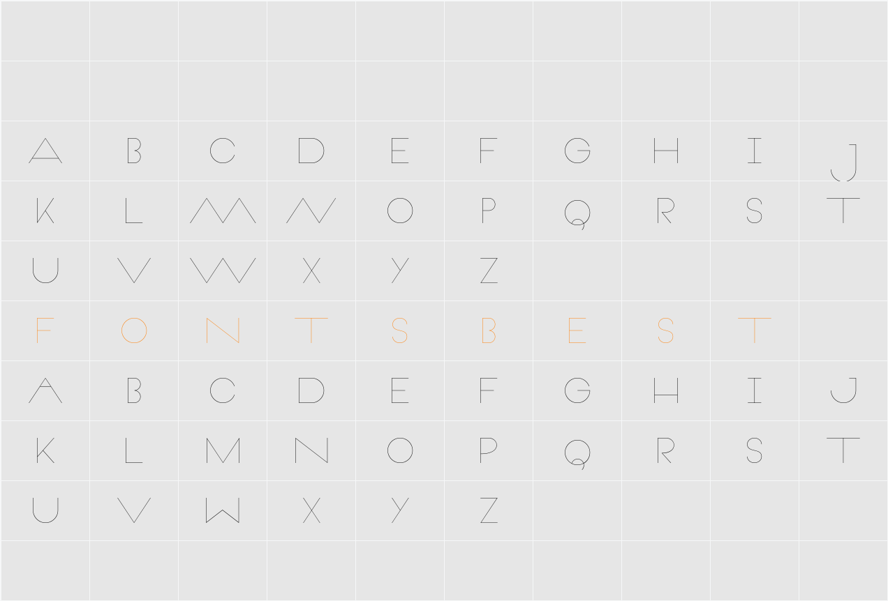 Veron Character Map