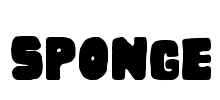 Sponge Font Image