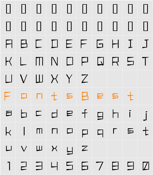 S Character Map