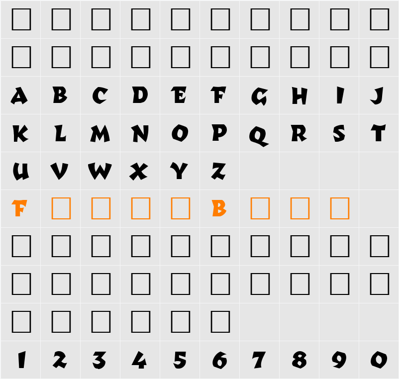 RomulanHawk Character Map