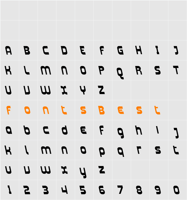 Plasmatica Rev Character Map