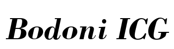 Bodoni ICG