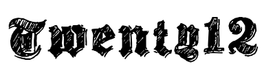 Twenty12 Font Image
