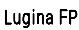Lugina FP Font Image