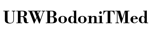 URWBodoniTMed