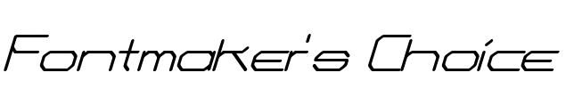 Fontmaker's Choice