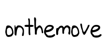 onthemove Font Image