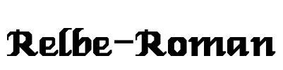 Relbe-Roman Font Image