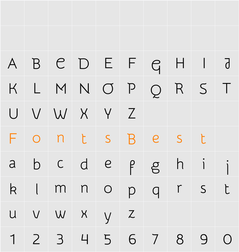 Snippet Character Map