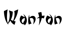 Wonton Font Image