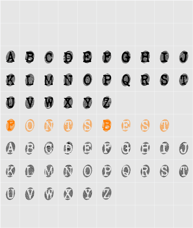 Powderfinger Character Map