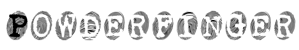 Powderfinger Font Image