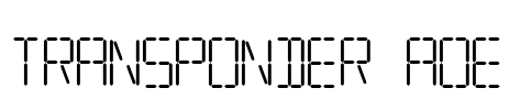 Transponder AOE Font Image