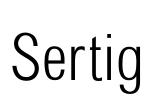 Sertig Font Image