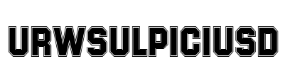 URWSulpiciusD Font Image