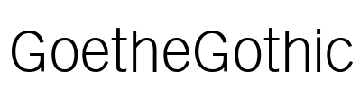 GoetheGothic