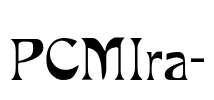 PCMIra- Font Image