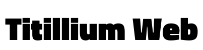 Titillium Web Font Image