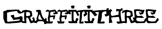GraffitiThree Font Image