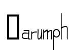 Harumph Font Image