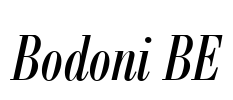 Bodoni BE Font Image