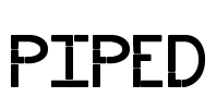 Piped Font Image