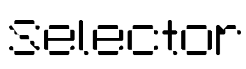 Selector Font Image