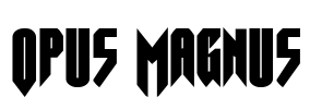 Opus Magnus Font Image