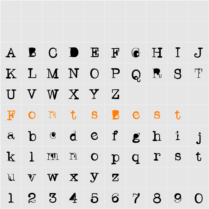 TWriterTwo Character Map