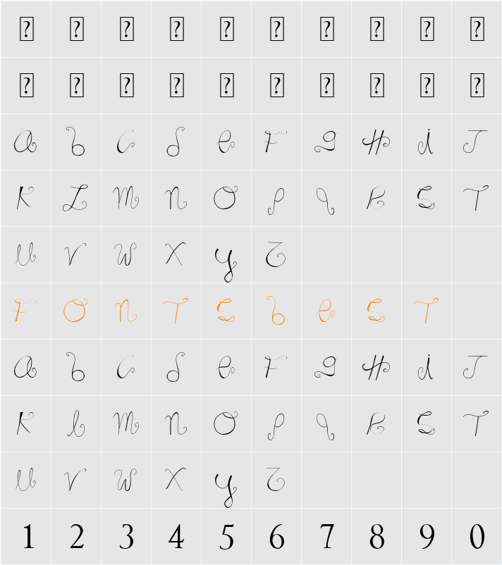 Marnoc Character Map