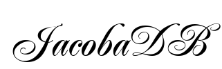 JacobaDB Font Image
