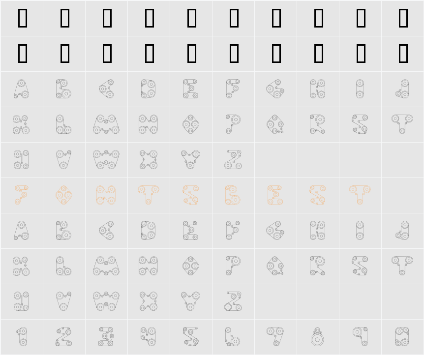 WebPress Character Map