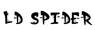 LD Spider Font Image